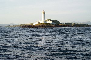 In the tide rip off Lismore Lighthouse