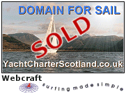 The perfect domain for your Scottish yacht charter web site