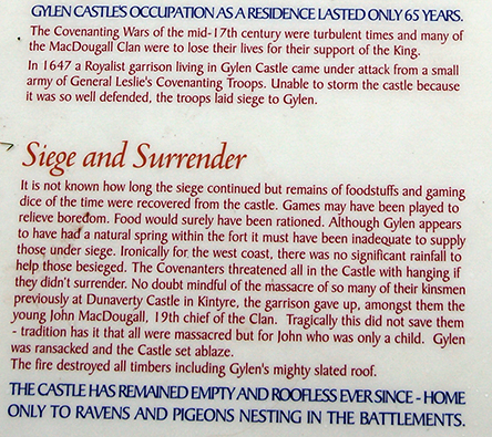 Gylen Castle history