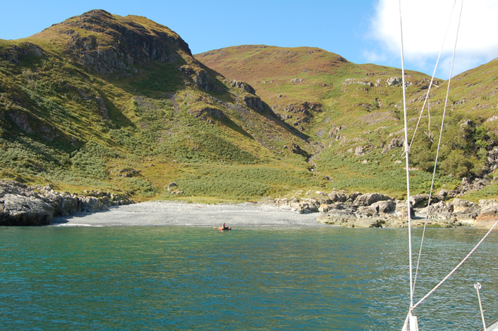 The approach to Port Ohirnie (Port Odhar), Isle of Mull