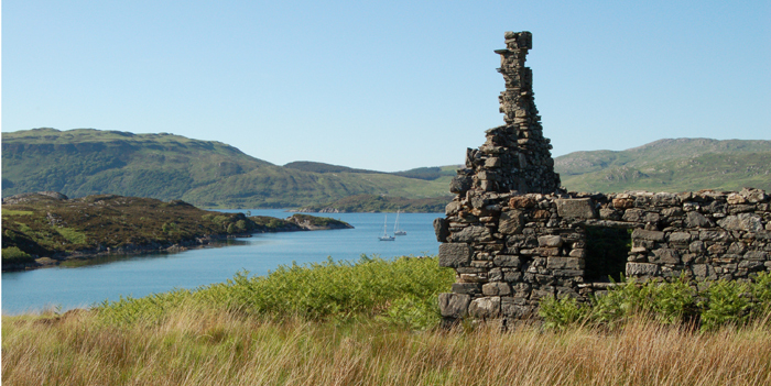 Ruined cottage, Oronsay