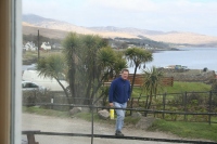 Jimi spoiling the view at Craighouse