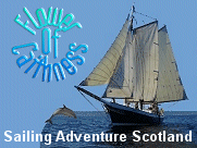Cruise NW Scotland in a gaff rigged schooner