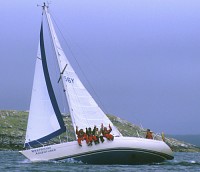 Westbound Adventurer in West Loch Roag, Isle of Lewis